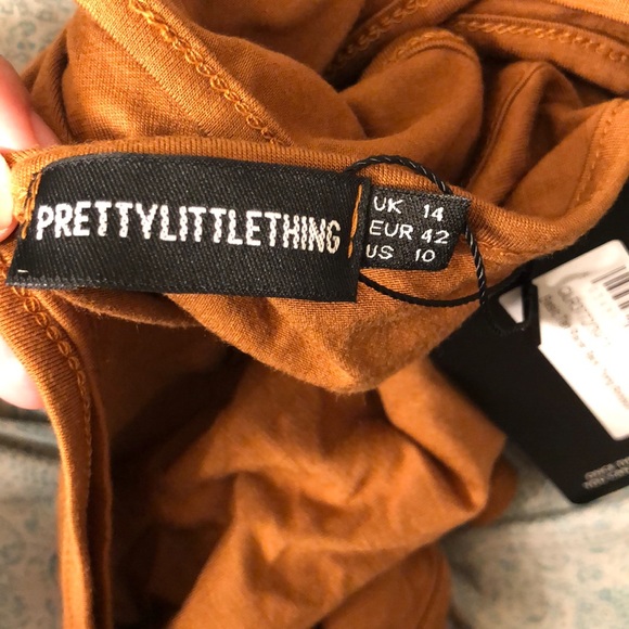 Basic Tan Racer Back Thong Bodysuit - Picture 3 of 3